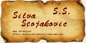 Silva Stojaković vizit kartica
